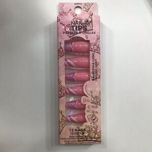 Kiss Pink Press-On Nail Tips